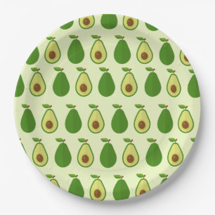 Assiettes En Carton Partie d'avocat 9" plats