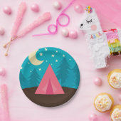 Assiettes En Carton Partie de camping (Fête)