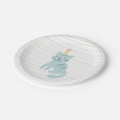 Assiettes En Carton Partie de chaton (Angle)