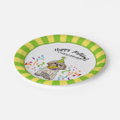 Assiettes En Carton Partie de chien de Tsu de Shih de joyeux (Angle)