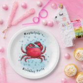 Assiettes En Carton partie de crabe (Fête)