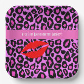 Assiettes En Carton Partie de Fête des mariées à Dernier Fling vers le (Recto)