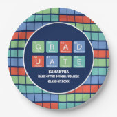 Assiettes En Carton Partie de graduation des éléments de tableau pério (Devant)