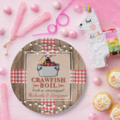 Assiettes En Carton Partie de l'engagement de l'écorce (Fête)