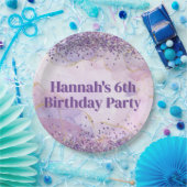 Assiettes En Carton Partie de peinture à l'aquarelle Abstraite (Fête)