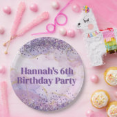 Assiettes En Carton Partie de peinture à l'aquarelle Abstraite (Fête)