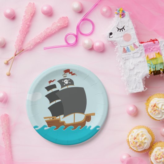 Assiettes En Carton Partie de pirate (Fête)