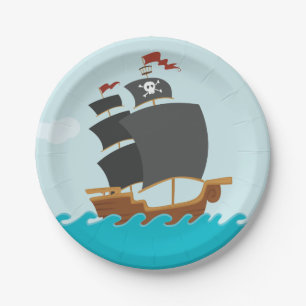 Assiettes En Carton Partie de pirate