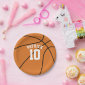 Assiettes En Carton Partie de thème de basket-ball (Fête)