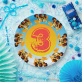 Assiettes En Carton Partie défonceuse de camion de construction du (Fête)