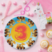 Assiettes En Carton Partie défonceuse de camion de construction du (Fête)