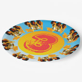 Assiettes En Carton Partie défonceuse de camion de construction du (Angle)