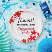 Assiettes En Carton Partie d'engagement (Fête)