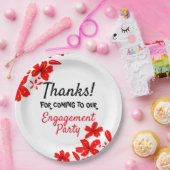 Assiettes En Carton Partie d'engagement (Fête)