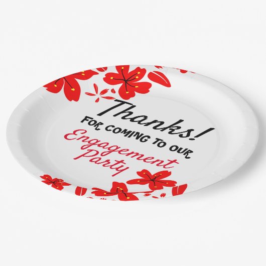 Assiettes En Carton Partie d'engagement (Angle)