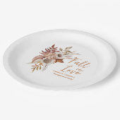 Assiettes En Carton Partie d'engagement Automne (Angle)