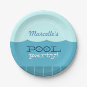 Assiettes En Carton Partie du pool (Devant)