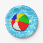 Assiettes En Carton Partie du pool (Devant)