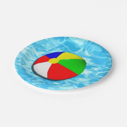 Assiettes En Carton Partie du pool (Angle)