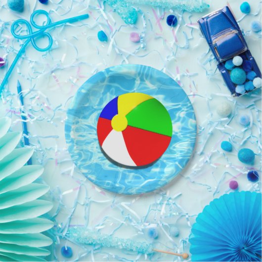 Assiettes En Carton Partie du pool (Fête)