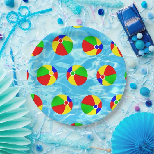 Assiettes En Carton Partie du pool (Fête)