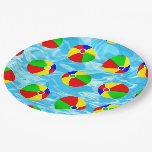 Assiettes En Carton Partie du pool (Angle)