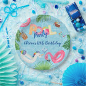 Assiettes En Carton Partie du pool (Fête)