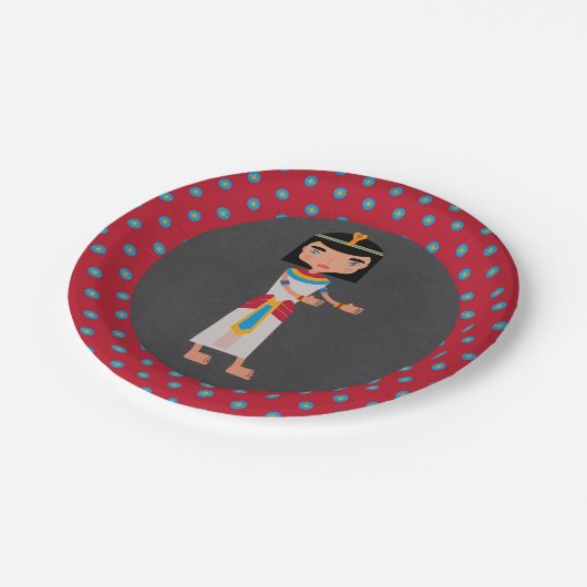 Assiettes En Carton Partie égyptienne d'anniversaire de enfant de (Angle)