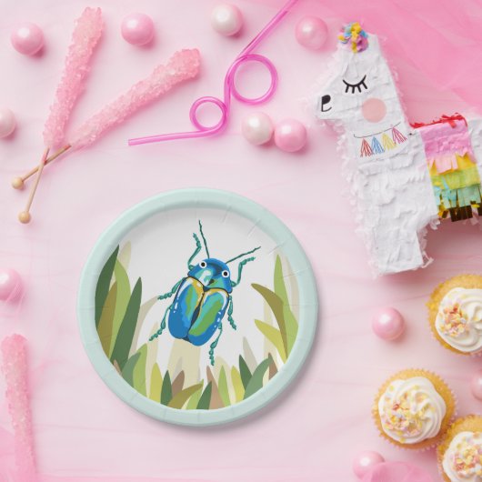 Assiettes En Carton Partie extérieure de plaque à papier d'insecte (Fête)