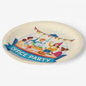 Assiettes En Carton Partie Office (Angle)