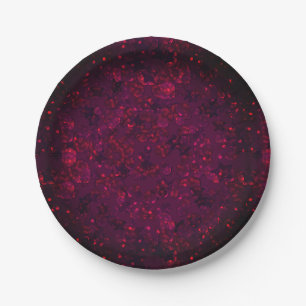 Assiettes En Carton Parties scintillant bokeh scintiller imprimer auto