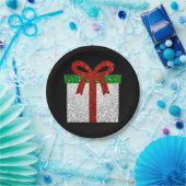 Assiettes En Carton Parties scintillant cadeau de Noël (Fête)