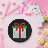 Assiettes En Carton Parties scintillant cadeau de Noël (Fête)