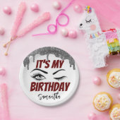 Assiettes En Carton Parties scintillant Cute Anniversaire 18e | 21e | (Fête)