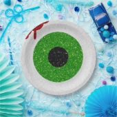 Assiettes En Carton Parties scintillant de Bloody Eyeball (Fête)