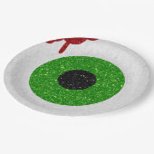 Assiettes En Carton Parties scintillant de Bloody Eyeball (Angle)