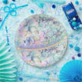 Assiettes En Carton Parties scintillant d'or Échelles de sirène sous l (Fête)