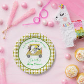 Assiettes En Carton Parties scintillant Elephant & Monkey Golf Baby sh (Fête)