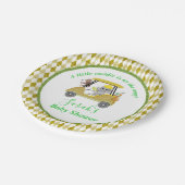 Assiettes En Carton Parties scintillant Elephant & Monkey Golf Baby sh (Angle)