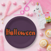 Assiettes En Carton Parties scintillant Halloween (Fête)