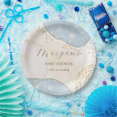 Assiettes En Carton Parties scintillant magique Abstrait Baby shower M (Fête)