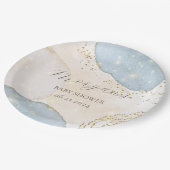 Assiettes En Carton Parties scintillant magique Abstrait Baby shower M (Angle)