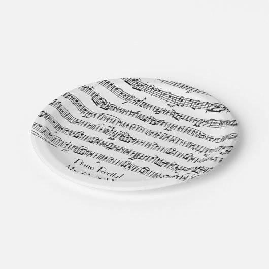 Assiettes En Carton Partition pour piano Considérant (Angle)