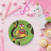 Assiettes En Carton Partridge en plaque de Noël. Personnalisez (Fête)