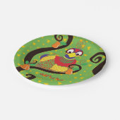 Assiettes En Carton Partridge en plaque de Noël. Personnalisez (Angle)