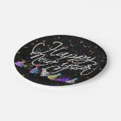 Assiettes En Carton Party Hats and Confetti New Years (Angle)