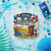 Assiettes En Carton Party Plates Texas Way (Fête)