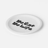 Assiettes En Carton Pas de chats, pas de vie (Angle)