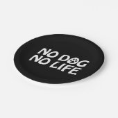 ASSIETTES EN CARTON PAS DE CHIEN PAS DE VIE (Angle)