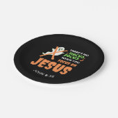 Assiettes En Carton PAS DE HOCUS POCUS Christian Halloween (Angle)